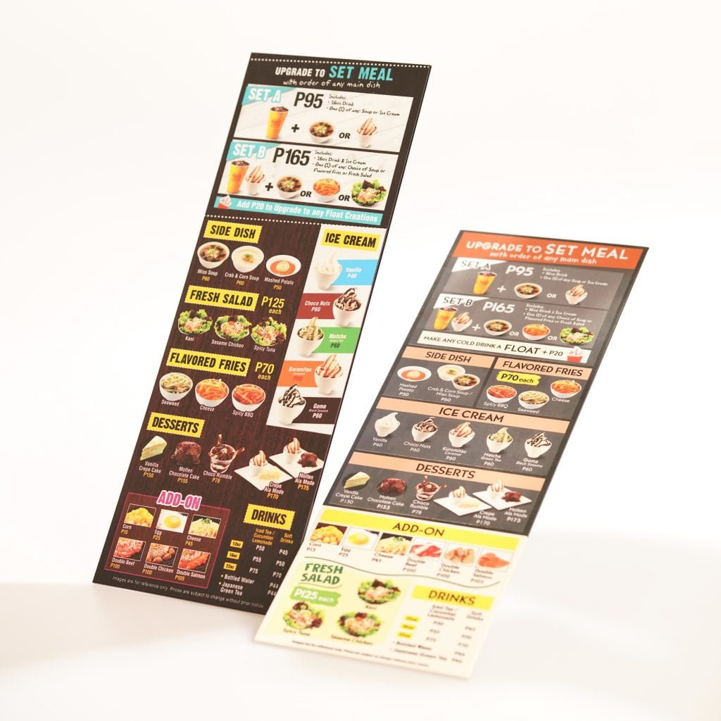 Sign & Display - Menu